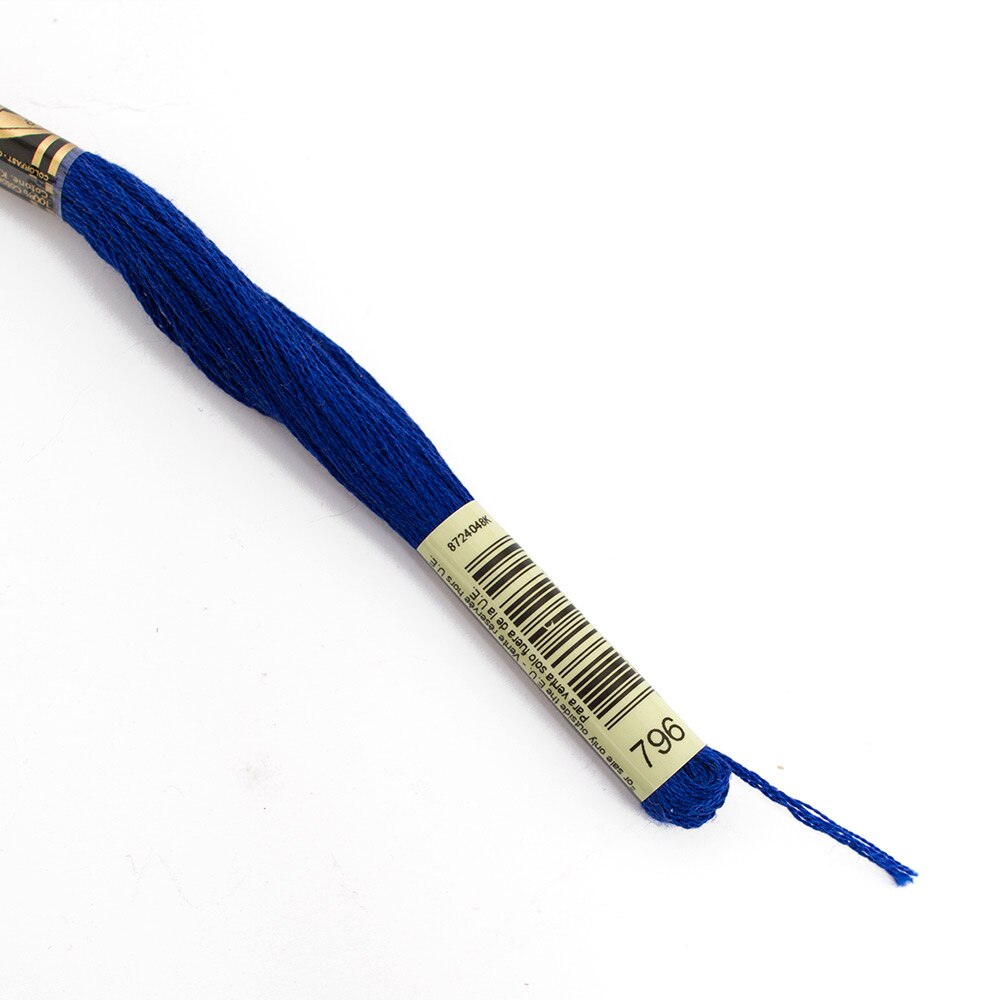 Sewing Supplies, Art & School, DMC, 6 strand, Embroidery floss, 50171, Dark Royal Blue